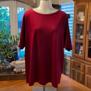 J. Jill Supima Cotton Elbow sleeve tee, size XL